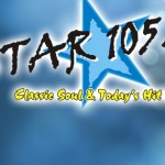 STAR 105.3 radio logo with blue star